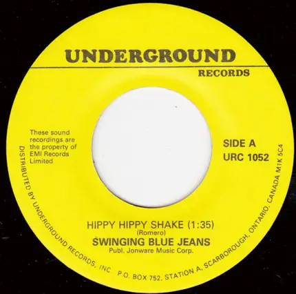 The Swinging Blue Jeans - Hippy Hippy Shake / Good Golly Miss Molly