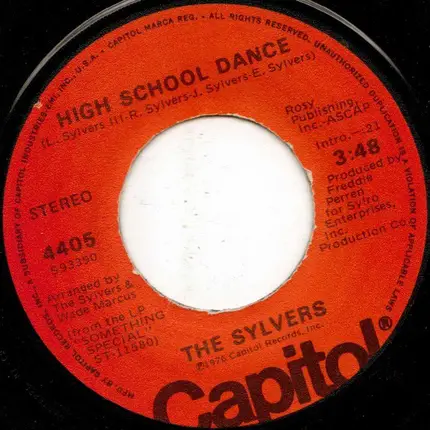 The Sylvers - Lovin' You Is Like Lovin' The Wind / High School Dance