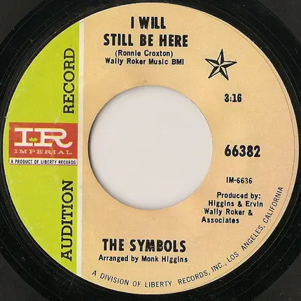 The Symbols - I Will Still Be Here / The Wrong Girl