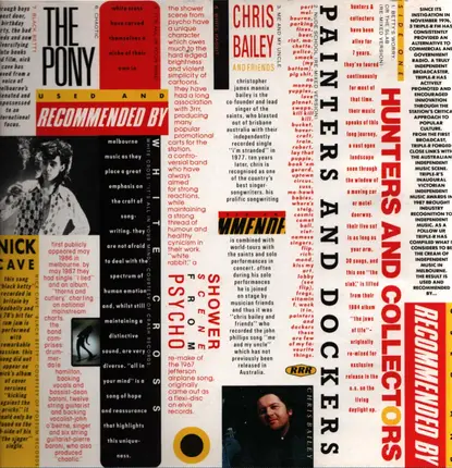 The Pony / Chris Bailey / Nick Cave a.o. - Used And Recommended By...