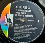 LP - The Paul Nero Sounds - El Condor Pasa (Paul Nero In South-America)