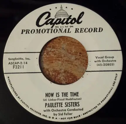 The Paulette Sisters - Now Is The Time / In Madrid
