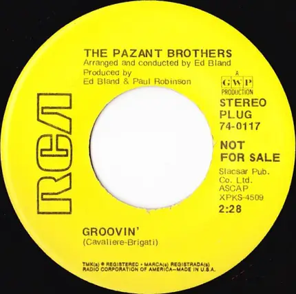 The Pazant Brothers - Groovin'