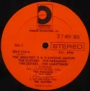 LP - The Paragons , The Jesters , The Harptones , The Clovers - The Great Singing Groups
