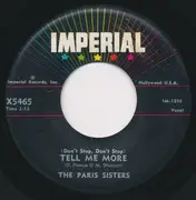7inch Vinyl Single - The Paris Sisters - Old Enough To Cry / Tell Me More