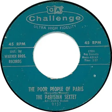 The Parisian Sextet - Don't Let The Stars Get In Your Eyes