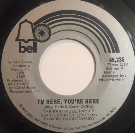 The Partridge Family Starring Shirley Jones and Featuring David Cassidy - Breaking Up Is Hard To Do