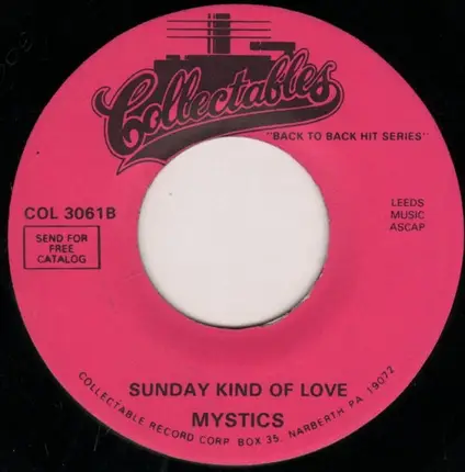 The Passions / The Mystics - This Is My Love / Sunday Kind Of Love