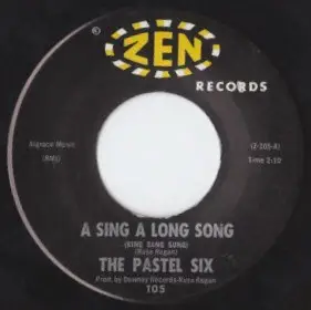 The Pastel Six - A Sing A Long Song / The Strange Ghost