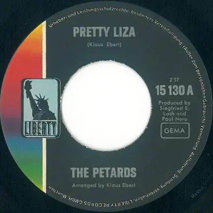 The Petards - Pretty Liza / Rainbows And Butterflies