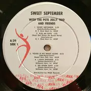 LP - The Pete Jolly Trio - Sweet September