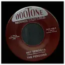 7inch Vinyl Single - The Penguins - Hey Senorita / Earth Angel (Will You Be Mine) - Pre-Zip Address, Maroon Label