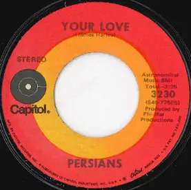 The Persians - Keep On Moving / Your Love