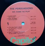 LP - The Persuasions - We Came To Play