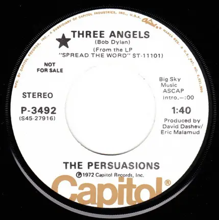 The Persuasions - Three Angels