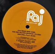 LP - The Phil Woods Quartet - Live From New York