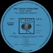 LP - Bach / Bizet / Chabrier / Tchaikovsky - Those Fabulous Philadelphians