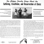 LP - The Phipps Family - Sings About The Suffering, Crucifixion, And Resurrection Of Christ