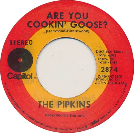 The Pipkins - Yakety Yak / Are You Cookin' Goose?