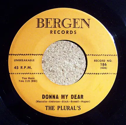 The Plurals - Donna My Dear