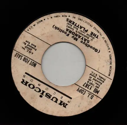 The Platters - Red Sails In The Sunset / Sayanora