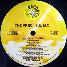 THE PREC.I.S.E. M.C. - All Night Thang