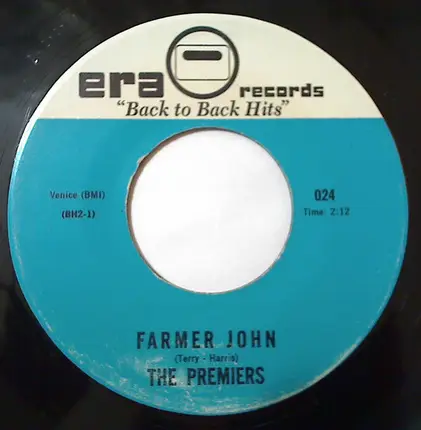 The Premiers / The Blendells - Farmer John / La La La La La