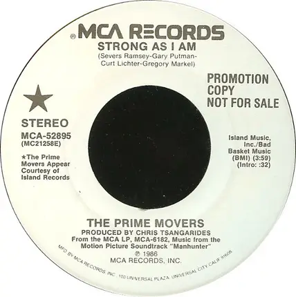 The Prime Movers - Strong As I Am