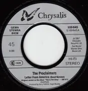 7inch Vinyl Single - The Proclaimers - Letter From America (Band Version)