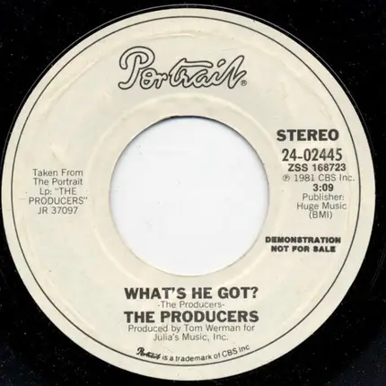 The Producers - What's He Got?
