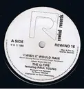 7inch Vinyl Single - The Q Tips Featuring Paul Young - I Wish It Would Rain