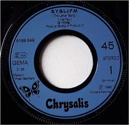 The Q Tips - S.Y.S.L.J.F.M. (The Letter Song)