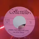 7inch Vinyl Single - The Quin-Tones - Down The Aisle Of Love / Please Dear - Red Vinyl