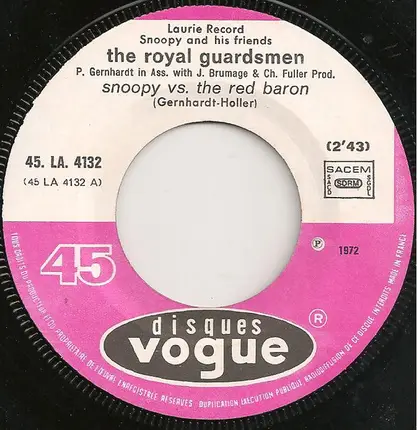 The Royal Guardsmen - Snoopy Vs The Red Baron