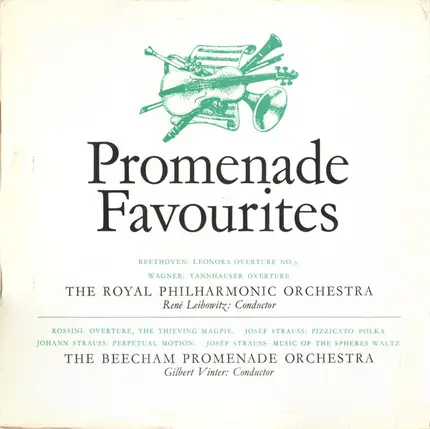 The Royal Philharmonic Orchestra And The Beecham Promenade Orchestra - Promenade Favourites