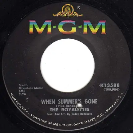 The Royalettes - When Summer's Gone