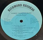 LP - The Robbin Thompson Band - Two 'B's' Please