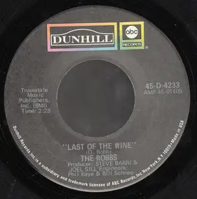 The Robbs - Last Of The Wine