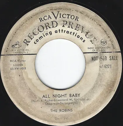 The Robins - All Night Baby