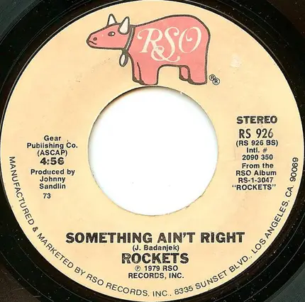 The Rockets - Can't Sleep / Something Ain't Right