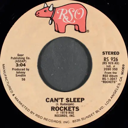 The Rockets - Can't Sleep
