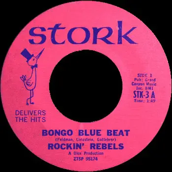 The Rockin' Rebels - Bongo Blue Beat / Burn Baby Burn