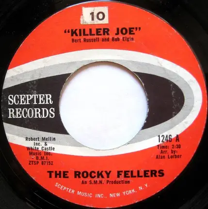 The Rocky Fellers - Killer Joe / Lonely Teardrops