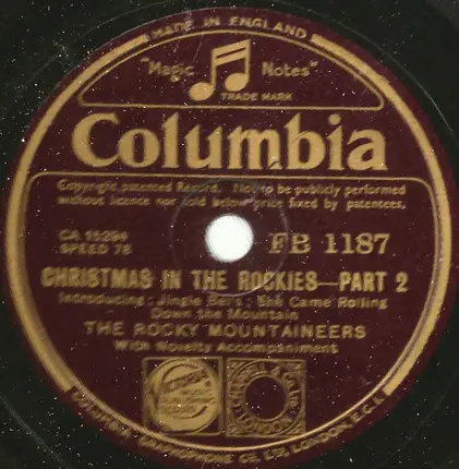 The Rocky Mountaineers - Christmas In The Rockies