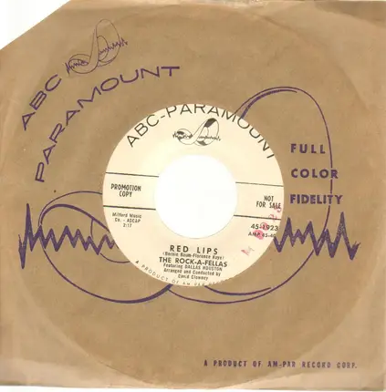 The Rock-A-Fellas - Red Lips / Don't Torment Me