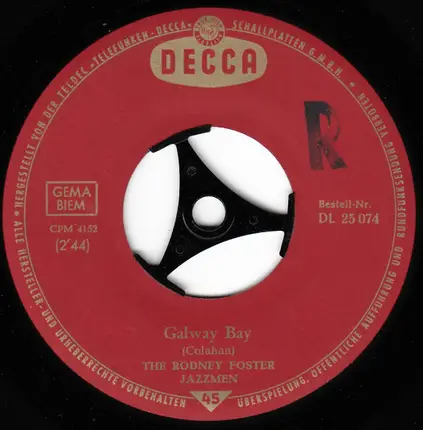 The Rodney Foster Jazzmen - I'll Take You Home Again Kathleen / Galway Bay
