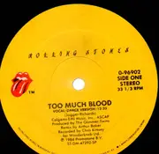 12inch Vinyl Single - The Rolling Stones - Too Much Blood