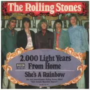 7inch Vinyl Single - The Rolling Stones - 2,000 Light Years From Home / She's A Rainbow - picture sleeve