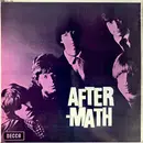 LP - The Rolling Stones - Aftermath - White Labels With Black Print