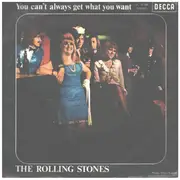 7inch Vinyl Single - The Rolling Stones - Honky Tonk Women / You Can't Always Get What You Want - picture sleeve
